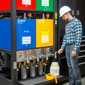 Color code lubrication system